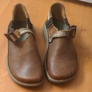 Chaco Brown Leather Loafers with Minimalist Design
